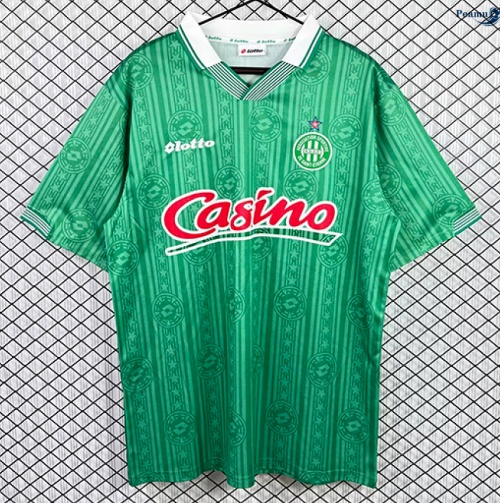 Camisola Futebol Retrô Saint Etienne Principal Equipamento 1997-98
