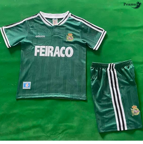 Camisola Futebol Retrô La Coruña Crianças 1999-00