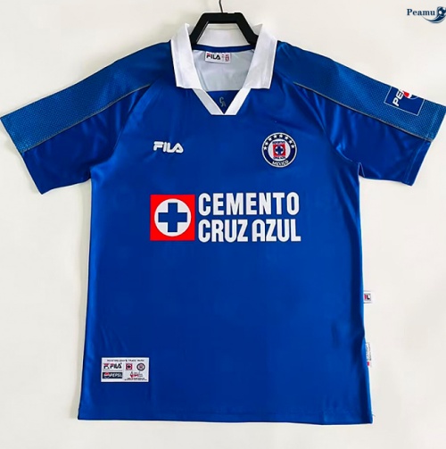 Camisola Futebol Retrô Cruz Azul Principal Equipamento 2000-01