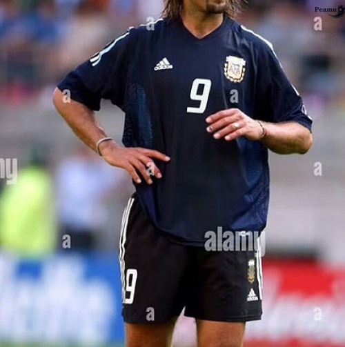 Camisola Futebol Retrô Argentina Alternativa Equipamento 2002