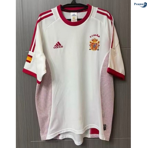 Camisola Futebol Retrô Espanha Alternativa Equipamento 2002