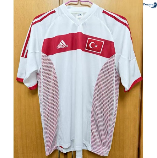 Camisola Futebol Retrô Turquia Alternativa Equipamento 2002