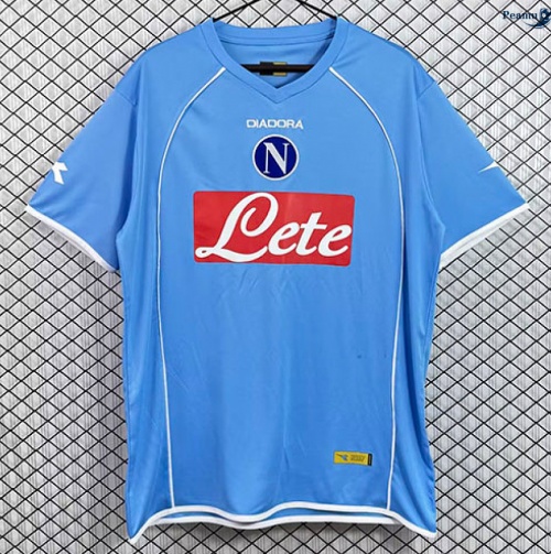 Camisola Futebol Retrô Naples Principal Equipamento 2006-07
