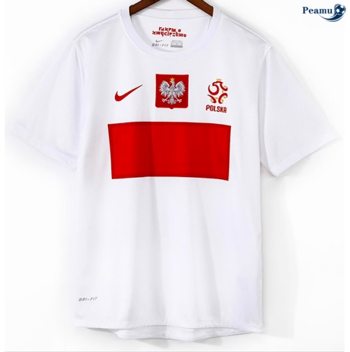 Camisola Futebol Retrô Polónia Principal Equipamento 2012