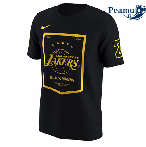 Peamu - Camisola Futebol Los Angeles Lakers - Preto Mamba