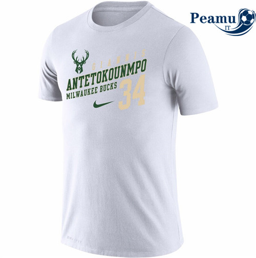 Peamu - Camisola Futebol Milwaukee Bucks - Giannis Antetokounmpo