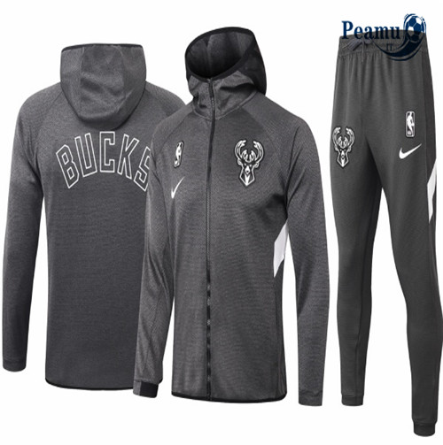 Peamu - Fato de Treino Milwaukee Bucks - Preto