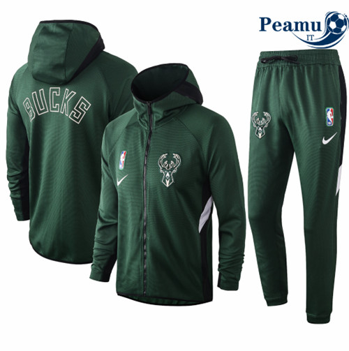 Peamu - Fato de Treino Milwaukee Bucks - Verde