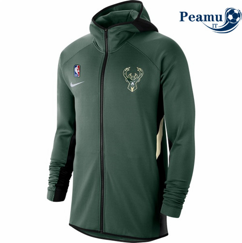 Peamu - Giacca Fato de Treino A Capuche Milwaukee Bucks - Verde