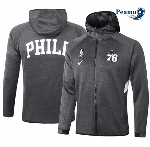 Peamu - Giacca Fato de Treino A Capuche Philadelphia 76ers - Preto