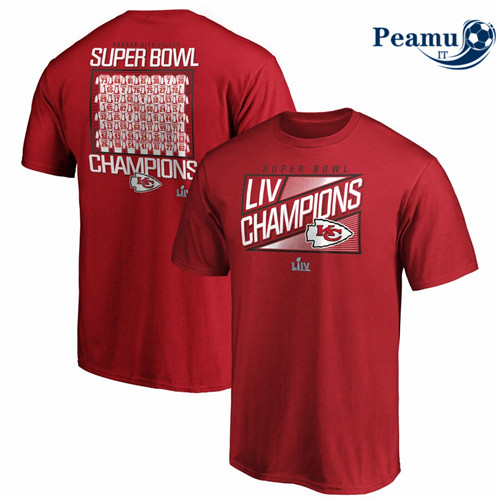 Peamu - Camisola Futebol Kansas City Chiefs Super Bowl 2020 Champions