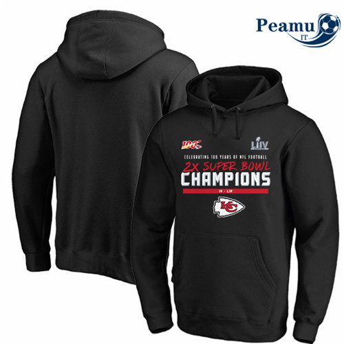 Peamu - Sweat à capuche Kansas City Chiefs Super Bowl 2020 Champions