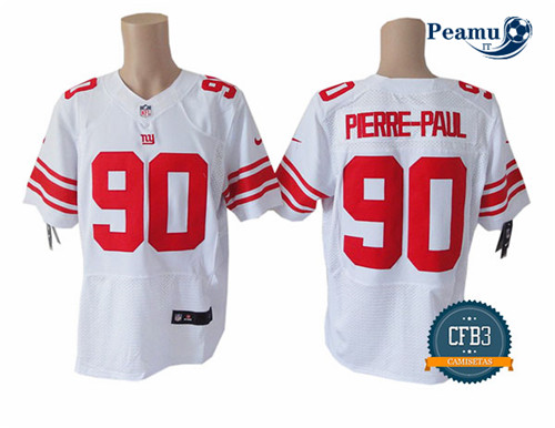 Peamu - Jason Pierre-Paul, NY Giants - Branco/Vermelho