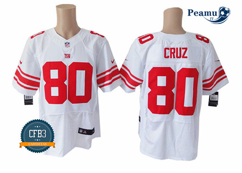 Peamu - Victor Cruz, NY Giants - Branco/Vermelho