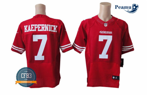 Peamu - Colin Kaepernick, San Francisco 49ers - Vermelho