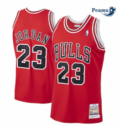 Peamu - Michael Jordan, Chicago Bulls Mitchell & Ness - Vermelho
