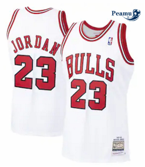 Peamu - Michael Jordan, Chicago Bulls Mitchell & Ness - Branco
