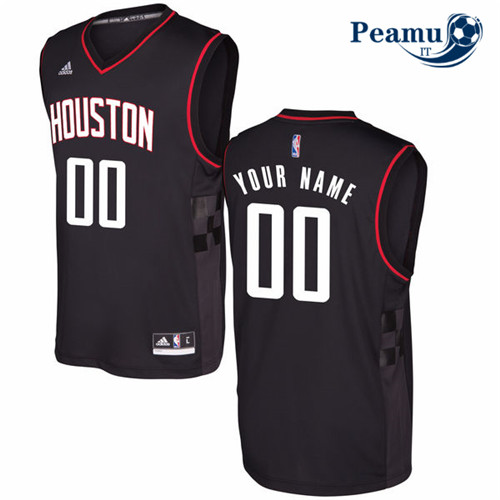 Peamu - Custom, Houston Rockets - Preto Space City