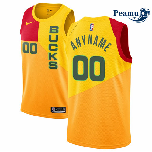 Peamu - Custom, Milwaukee Bucks 2018/19 - City Edition