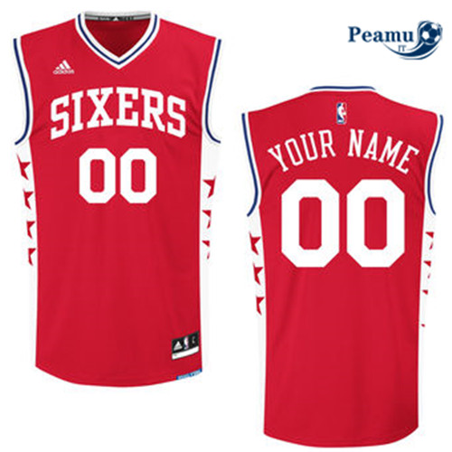 Peamu - Custom, Philadelphia 76ers [Vermelho]