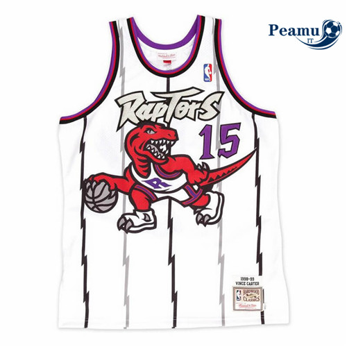 Peamu - Vince Carter, Toronto Raptors Mitchell&Ness - Branco