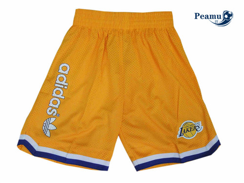 Peamu - Calcoes Los Angeles Lakers RETRO [Amarillo]
