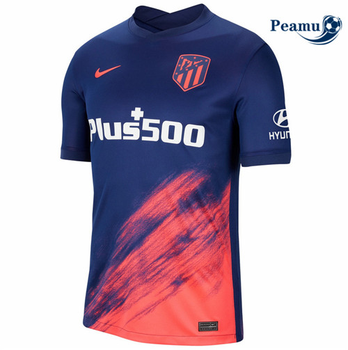 Peamu - Camisola Futebol Atletico Madrid Alternativa Equipamento 2021-2022