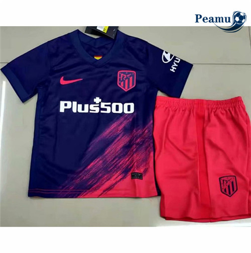 Peamu - Camisola Futebol Atletico Madrid Crianças Alternativa Equipamento 2021-2022