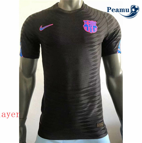 Peamu - Camisola Futebol Barcelona Player Version Training Preto 2021-2022