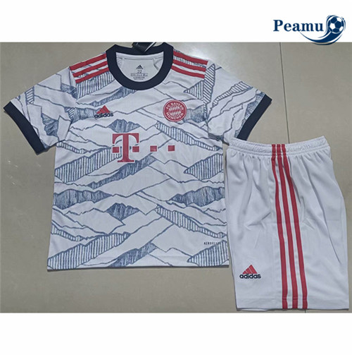 Peamu - Camisola Futebol Bayern de Munique Crianças Terceiro Equipamento 2021-2022