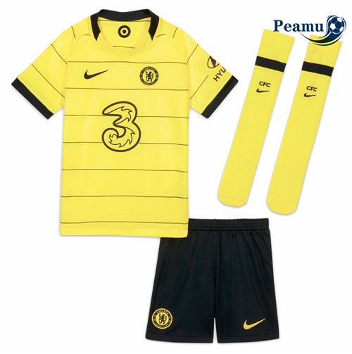 Peamu - Camisola Futebol Chelsea Crianças Alternativa Equipamento 2021-2022