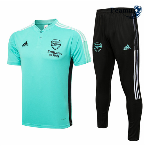 Peamu - Kit Camisola Entrainement foot Arsenal + Pantalon Vert 2021-2022