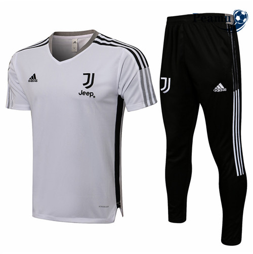 Peamu - Kit Camisola Entrainement foot Juventus + Pantalon Branco 2021-2022