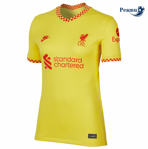 Peamu - Camisola Futebol Liverpool Mulher Terceiro Equipamento 2021-2022