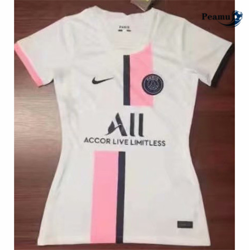 Peamu - Camisola Futebol PSG Mulher Alternativa Equipamento 2021-2022