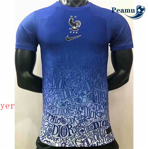 Peamu - Camisola Futebol França Player Version Azul 2020-2021