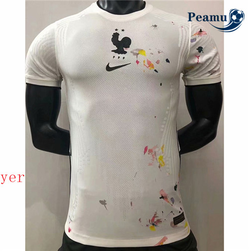 Peamu - Camisola Futebol França Player Version Branco 2020-2021