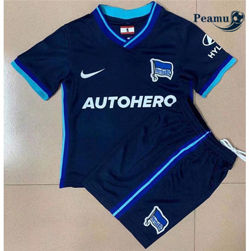 Peamu - Camisola Futebol Hertha Berlin Crianças Alternativa Equipamento 2021-2022