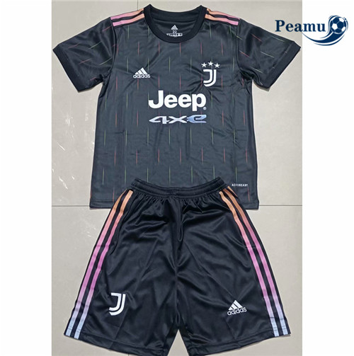 Peamu - Camisola Futebol Juventus Crianças Alternativa Equipamento 2021-2022