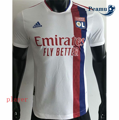 Peamu - Camisola Futebol Lyon Player Version Principal Equipamento 2021-2022