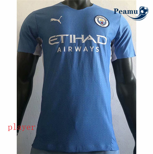 Peamu - Camisola Futebol Manchester City Player Version Principal Equipamento 2021-2022