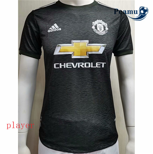 Peamu - Camisola Futebol Manchester United Player Version Alternativa Equipamento 2020-2021