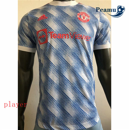 Peamu - Camisola Futebol Manchester United Player Version Alternativa Equipamento 2021-2022