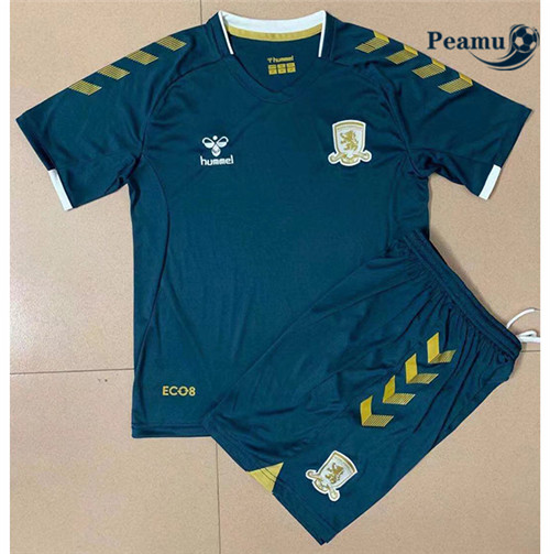Peamu - Camisola Futebol Middlesbrough Crianças Alternativa Equipamento 2021-2022