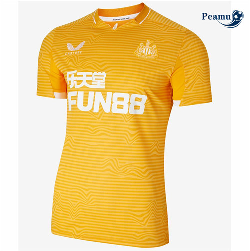 Peamu - Camisola Futebol Newcastle United gardien de but Alternativa Equipamento Amarelo 2021-2022