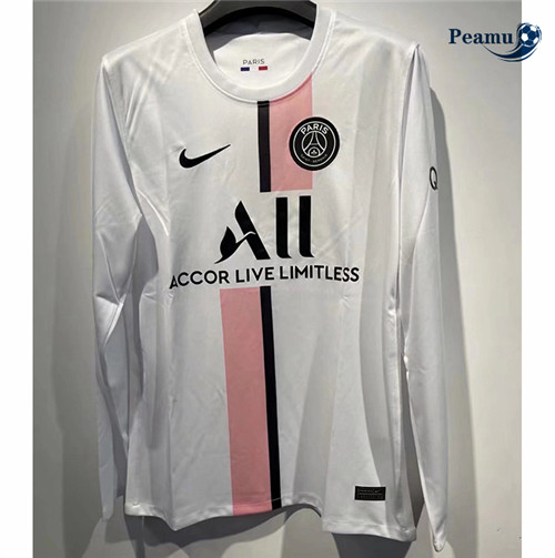 Peamu - Camisola Futebol PSG Alternativa Equipamento Manche Longue 2021-2022