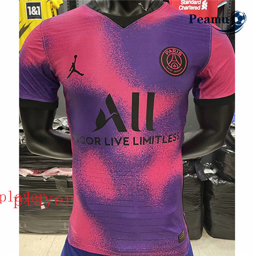 Peamu - Camisola Futebol Jordan PSG Player Version Purple 2020-2021