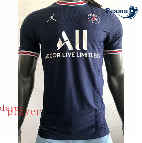 Peamu - Camisola Futebol PSG Jordan Player Version Principal Equipamento 2021-2022