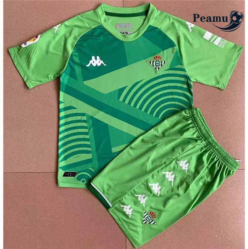 Peamu - Camisola Futebol Real Betis Crianças Gardien de but Vert 2021-2022