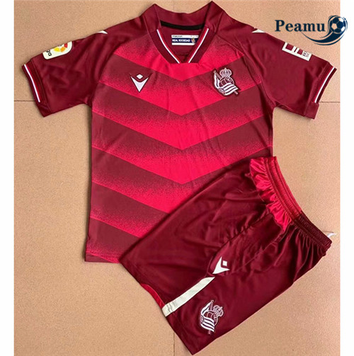 Peamu - Camisola Futebol Real Zaragoza Crianças Alternativa Equipamento 2021-2022